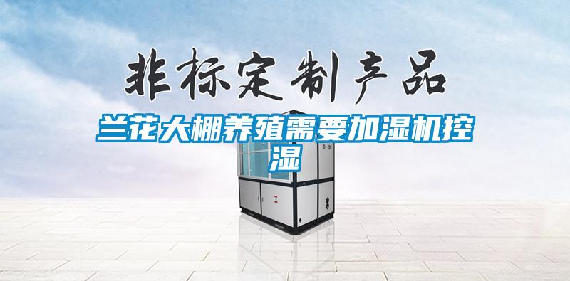 蘭花大棚養殖需要加濕機控濕