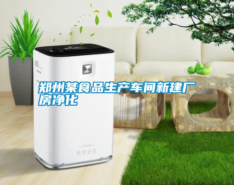 鄭州某食品生產車間新建廠房凈化