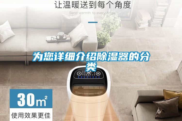 為您詳細介紹除濕器的分類
