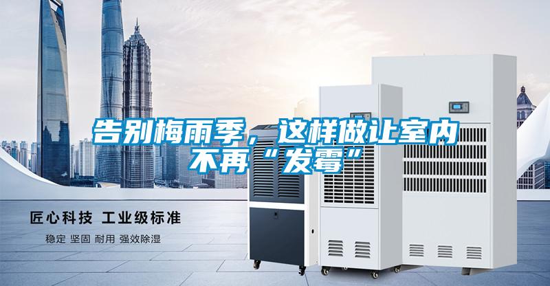 告別梅雨季，這樣做讓室內不再“發霉”