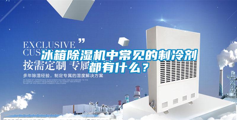 冰箱除濕機中常見的制冷劑都有什么?