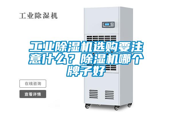 工業除濕機選購要注意什么?除濕機哪個牌子好