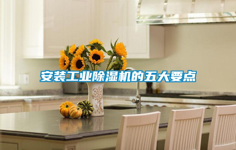 安裝工業除濕機的五大要點