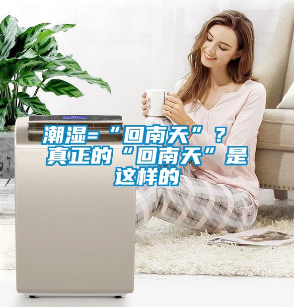 潮濕=“回南天”？ 真正的“回南天”是這樣的