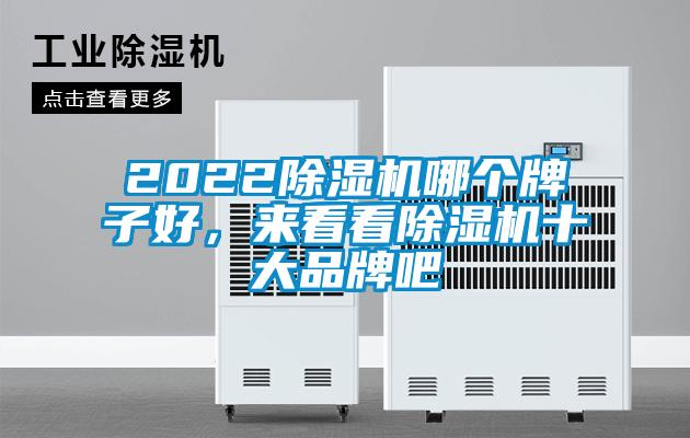 2022除濕機哪個牌子好，來看看除濕機十大品牌吧