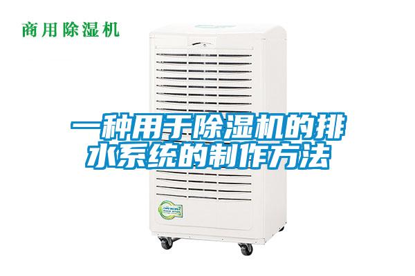 一種用于除濕機的排水系統的制作方法