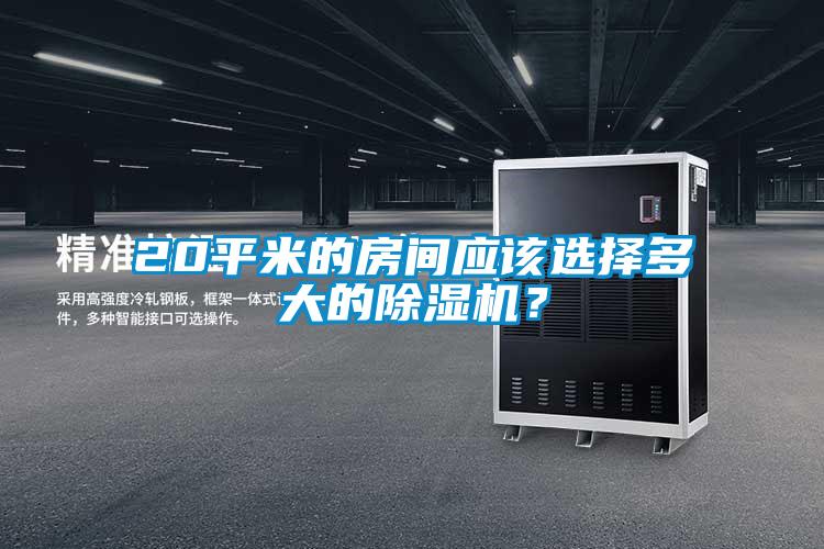 20平米的房間應該選擇多大的除濕機？