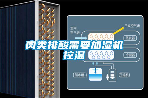 肉類排酸需要加濕機(jī)控濕