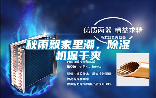 秋雨飄家里潮,除濕機保干爽