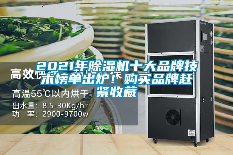 2021年除濕機(jī)十大品牌技術(shù)榜單出爐!購買品牌趕緊收藏