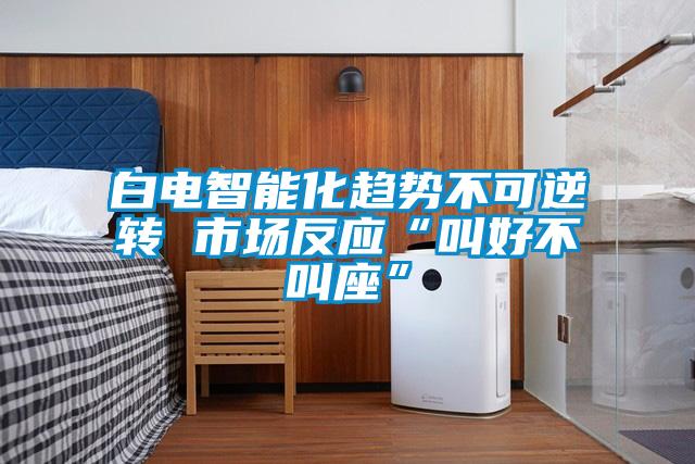 白電智能化趨勢不可逆轉 市場反應“叫好不叫座”