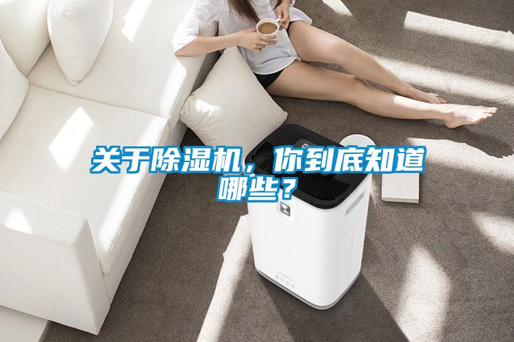 關于除濕機,你到底知道哪些?