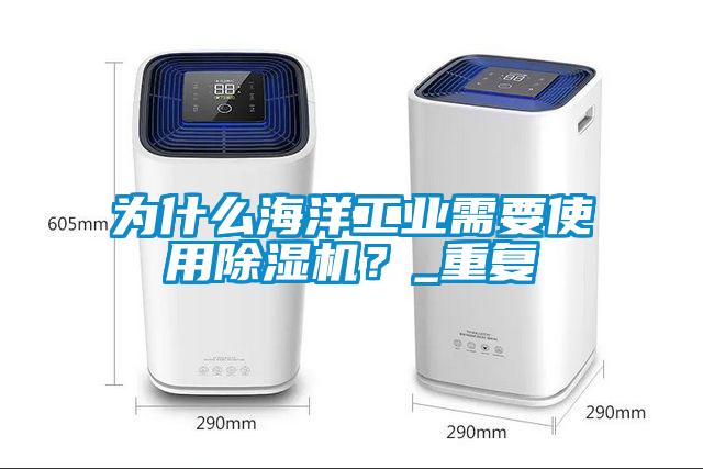 為什么海洋工業(yè)需要使用除濕機？_重復(fù)