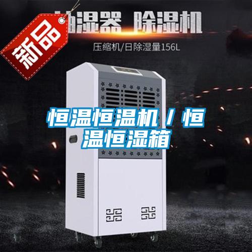 恒溫恒溫機/恒溫恒濕箱