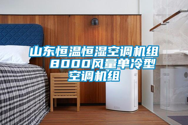 山東恒溫恒濕空調機組 8000風量單冷型空調機組