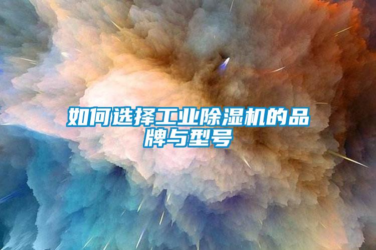 如何選擇工業除濕機的品牌與型號