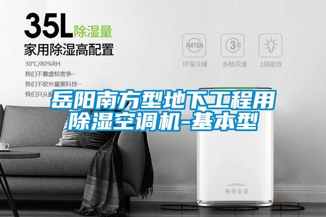 岳陽南方型地下工程用除濕空調機-基本型
