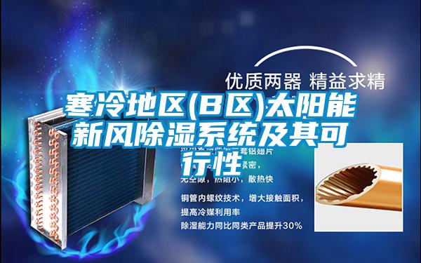 寒冷地區(B區)太陽能新風除濕系統及其可行性