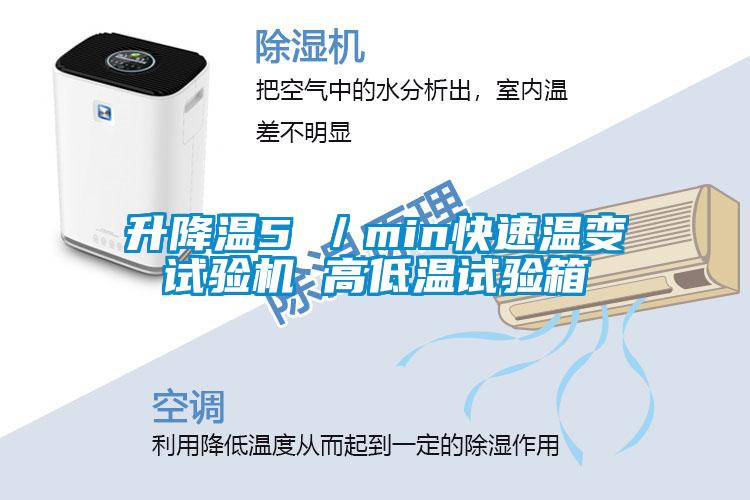 升降溫5℃/min快速溫變試驗機 高低溫試驗箱
