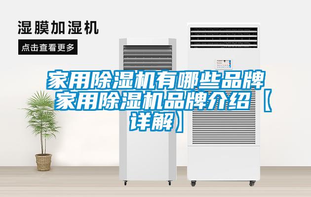 家用除濕機有哪些品牌 家用除濕機品牌介紹【詳解】