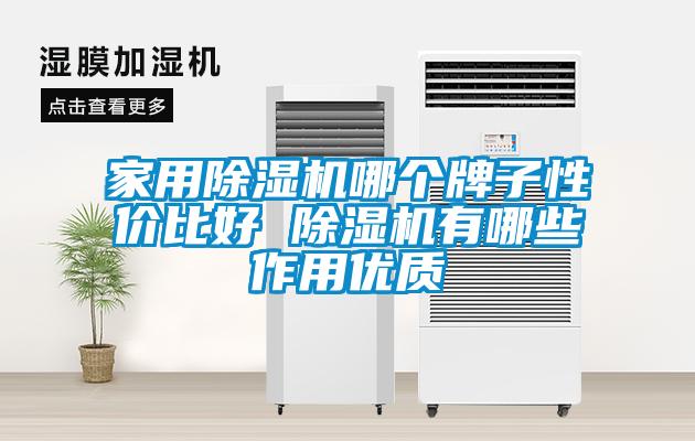 家用除濕機哪個牌子性價比好 除濕機有哪些作用優質