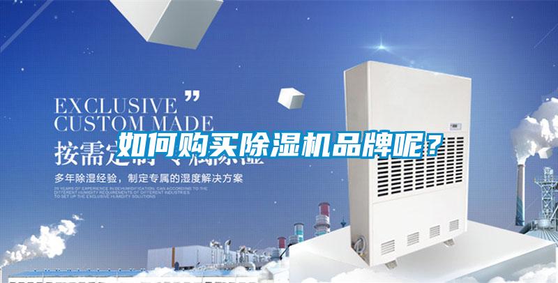 如何購買除濕機品牌呢？