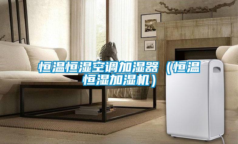 恒溫恒濕空調加濕器（恒溫恒濕加濕機）