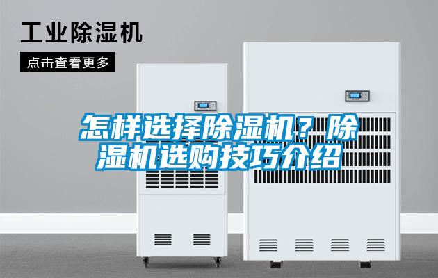 怎樣選擇除濕機？除濕機選購技巧介紹