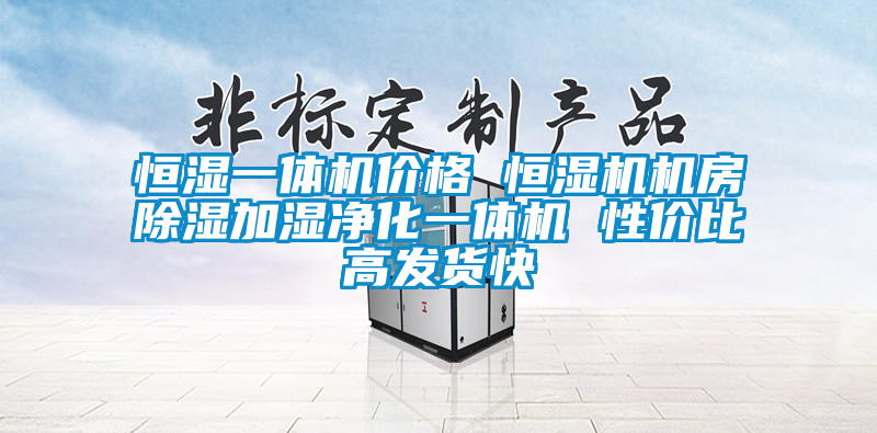 恒濕一體機價格 恒濕機機房除濕加濕凈化一體機 性價比高發貨快