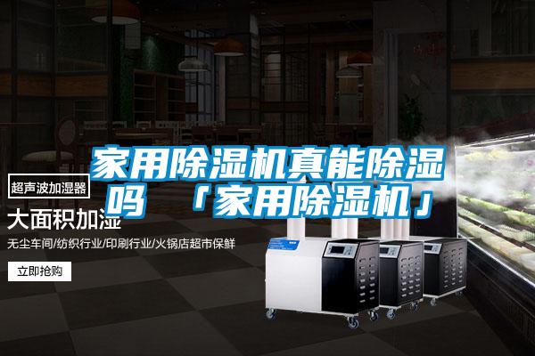 家用除濕機(jī)真能除濕嗎 「家用除濕機(jī)」