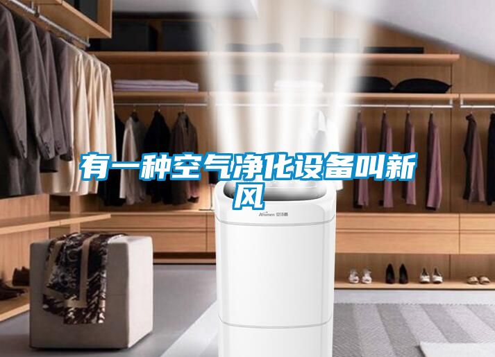 有一種空氣凈化設備叫新風