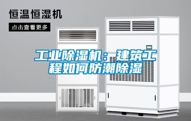 工業除濕機:建筑工程如何防潮除濕