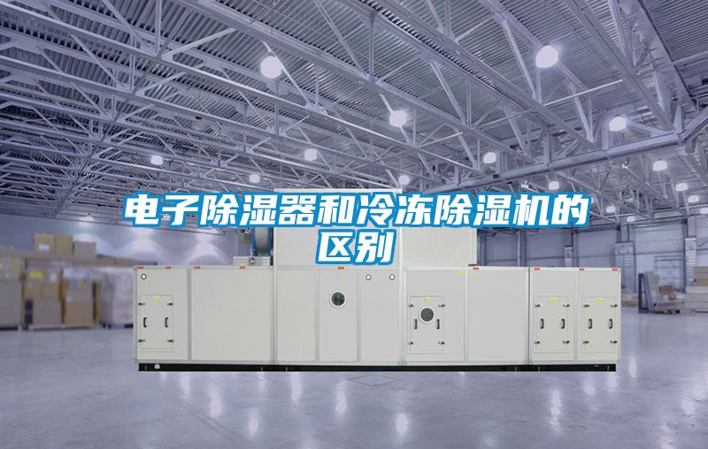 電子除濕器和冷凍除濕機的區別