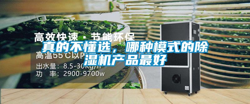 真的不懂選，哪種模式的除濕機產品最好