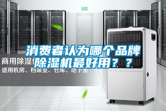消費者認為哪個品牌除濕機最好用??