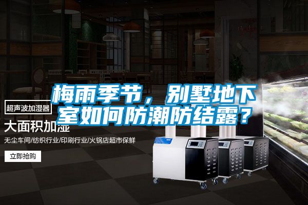 梅雨季節,別墅地下室如何防潮防結露?
