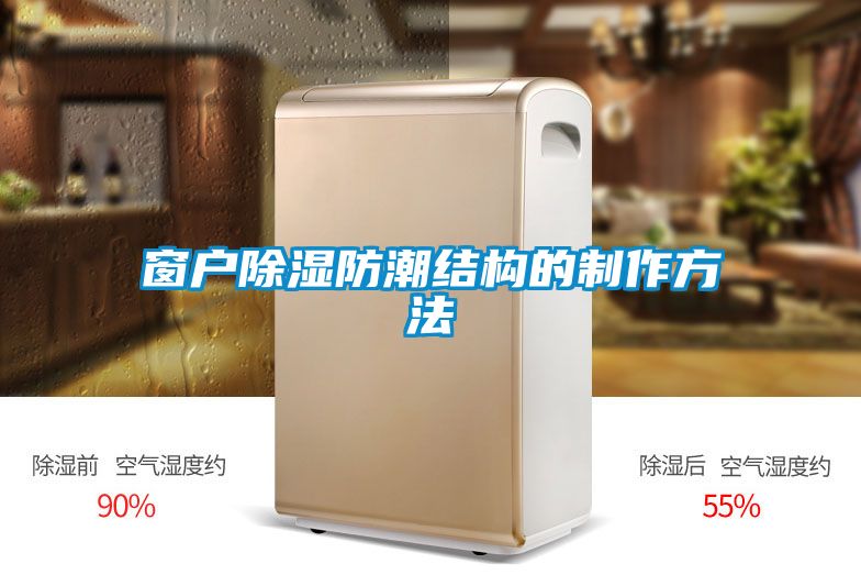 窗戶除濕防潮結(jié)構(gòu)的制作方法