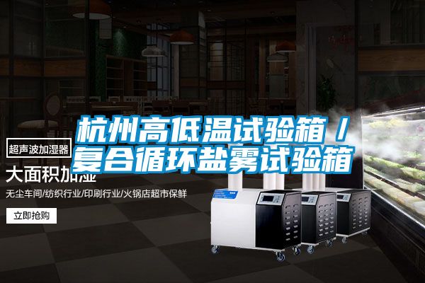 杭州高低溫試驗箱/復合循環鹽霧試驗箱