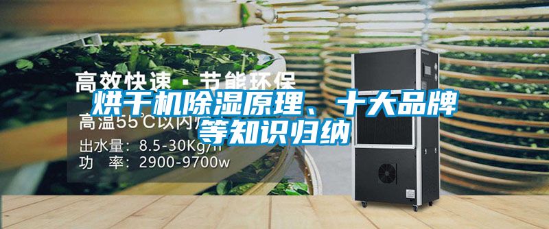 烘干機除濕原理、十大品牌等知識歸納