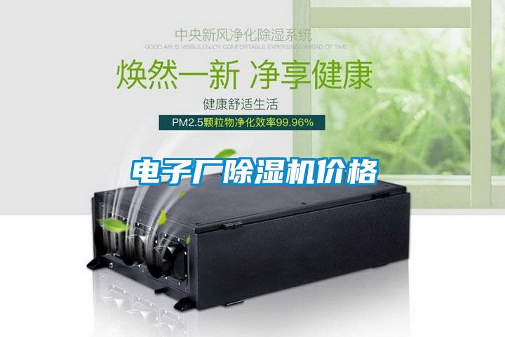 電子廠除濕機價格