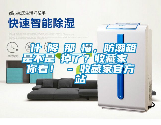 為什麼降濕那麼慢,防潮箱是不是壞掉了?收藏家實測給你看! - 收藏家官方網站