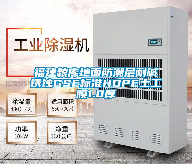 福建糧庫地面防潮層耐堿銹蝕GSE標準HDPE土工膜1.0厚