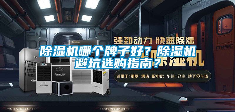 除濕機哪個牌子好？除濕機避坑選購指南？