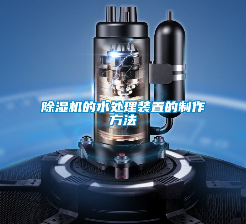 除濕機(jī)的水處理裝置的制作方法