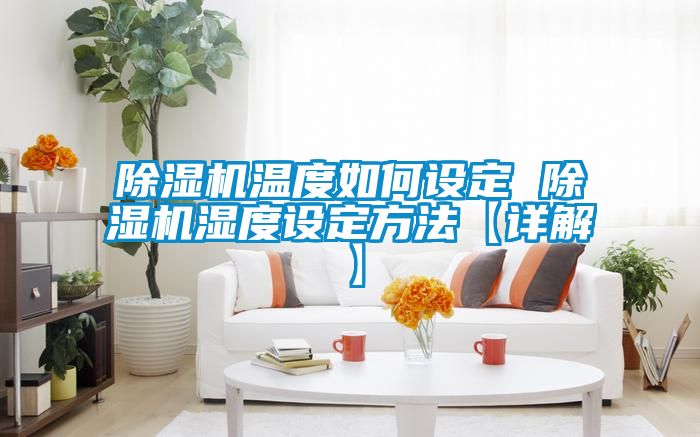 除濕機溫度如何設定 除濕機濕度設定方法【詳解】