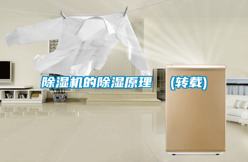 除濕機的除濕原理  (轉載)