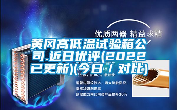 黃岡高低溫試驗箱公司.近日優評(2022已更新)(今日/對比)