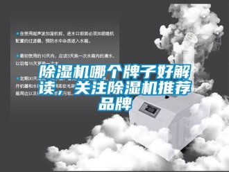 企業新聞除濕機哪個牌子好解讀，關注除濕機推薦品牌