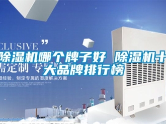 企業新聞除濕機哪個牌子好 除濕機十大品牌排行榜
