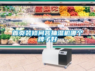 企業(yè)新聞首頁裝修問答抽濕機(jī)哪個(gè)牌子好